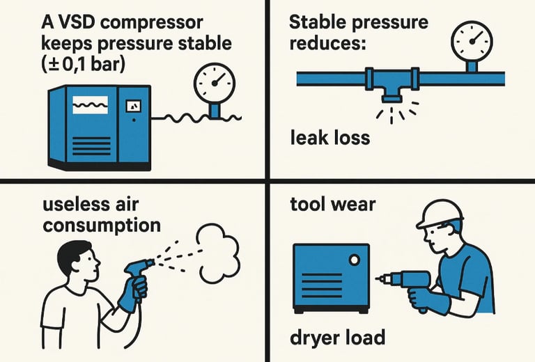  variable speed compressors Stable pressure reduces|wemano