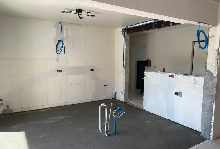 suivi de chantier d'une rénovation de cuisine