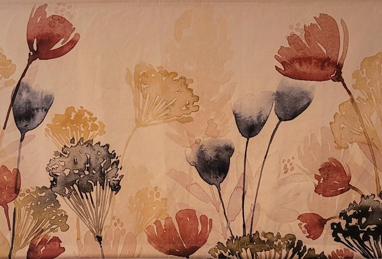 <alt= "Fleurs aquarelle">