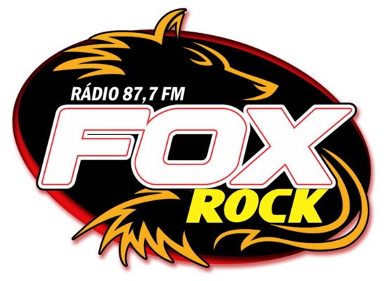 a fox rock radio station with a fox head