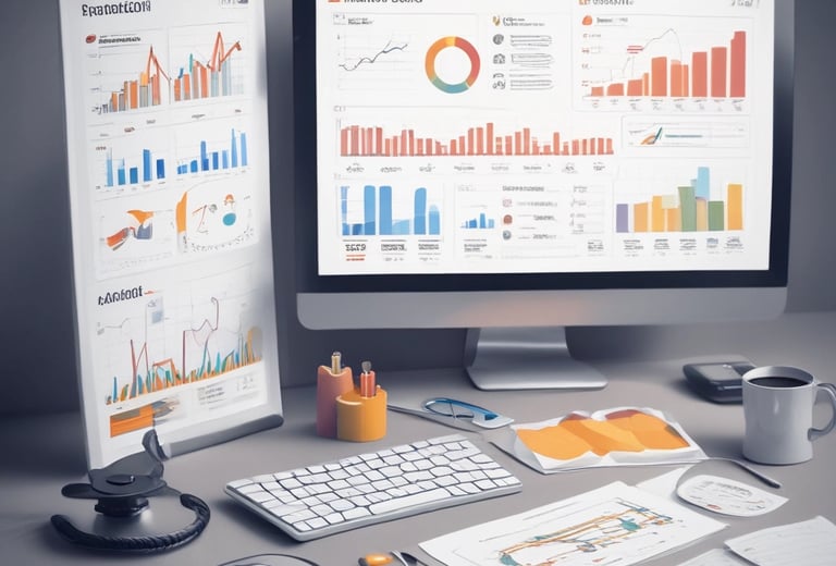 Dashboard showing real-time manufacturing analytics.