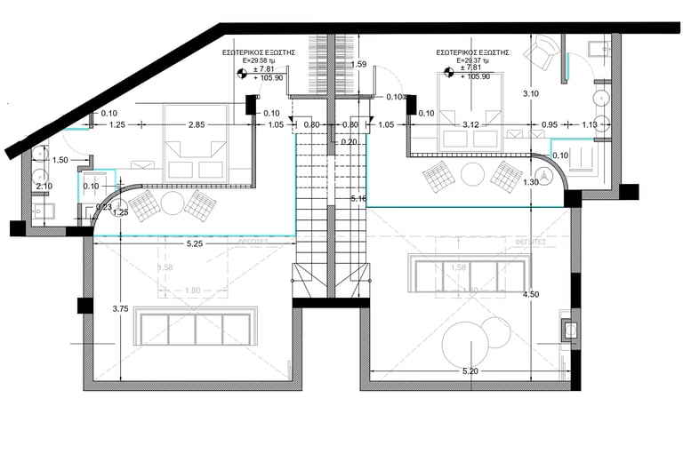Mezzanine Floor - Nomade Villas Corfu