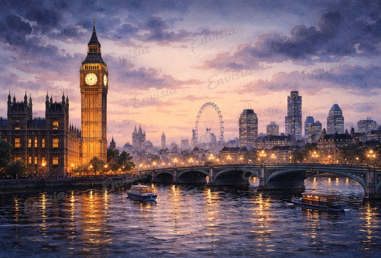 London from the River Thames