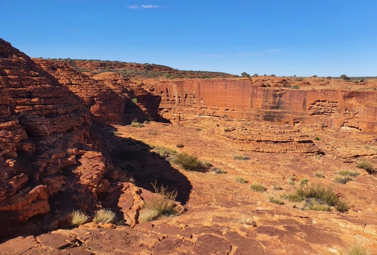 Kings canyon rim walk en australia