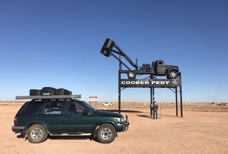 Entrada a Coober Pedy