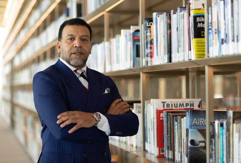 Portrait of lead consultant and CEO Dr. Mohamed Boufarss