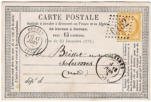Losange Gros Chiffres 6152 et type 17.