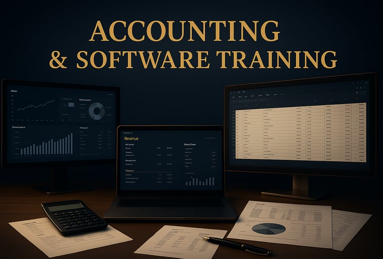 Accounting and software trainingn SmaertBooks & Taxes 