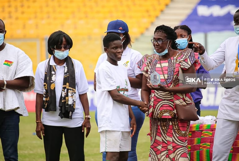 A post from Comfort Owusu, a football player for Hasaacas Ladies and Ghana national team(black princ