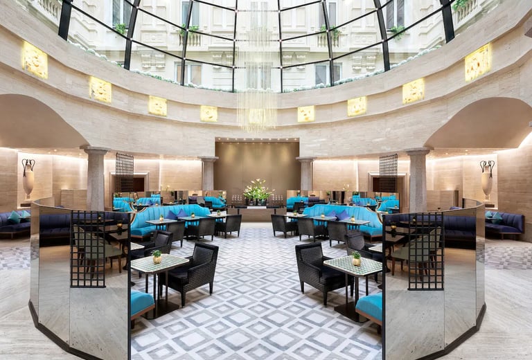 Park Hyatt Milan – Elegant glass-ceiling lounge