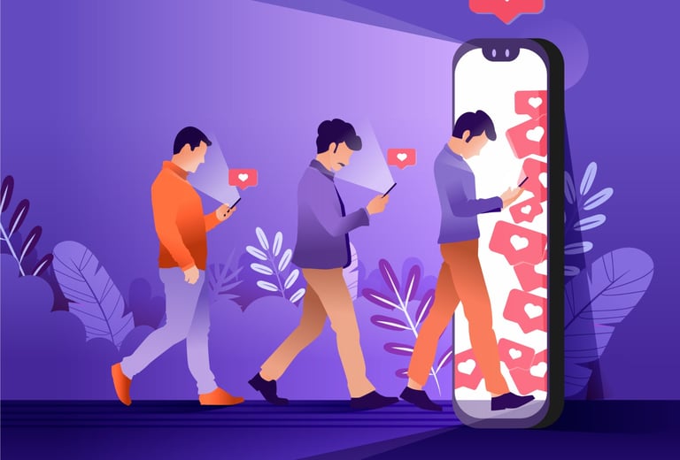 Social media marketing trends in the UAE 2026 highlighting AI-powered personalization, influencer ma