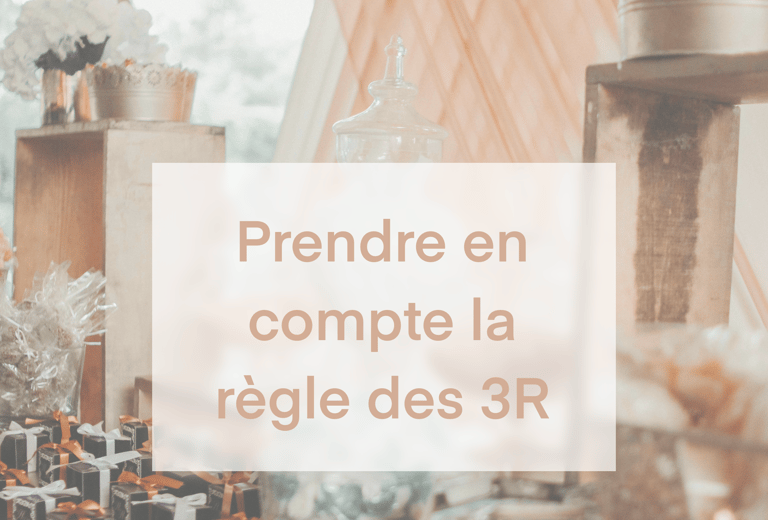 Prendre en compte la règle des 3R