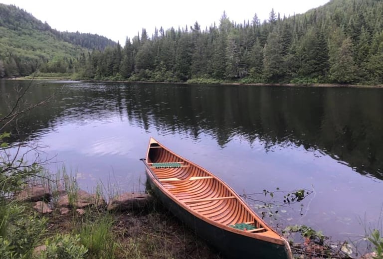Expédition canot camping