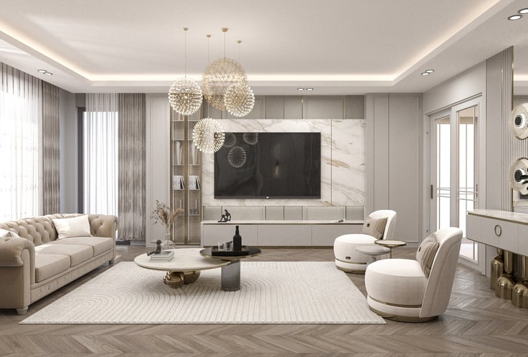 Konut M Antalya salon iç mimari tasarımı-La F"ra Interior Design