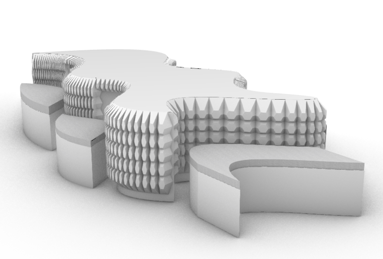 Laila Al-kharabsheh-Curva – Futuristic Table