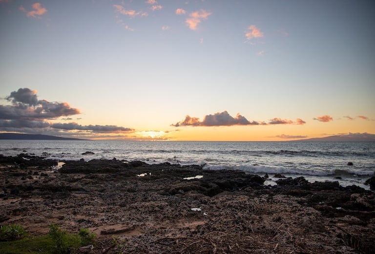 Sonnenuntergang Keawakapu Beach Maui Hawai'i