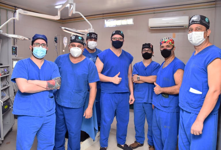 Minha equipe cirúrgica