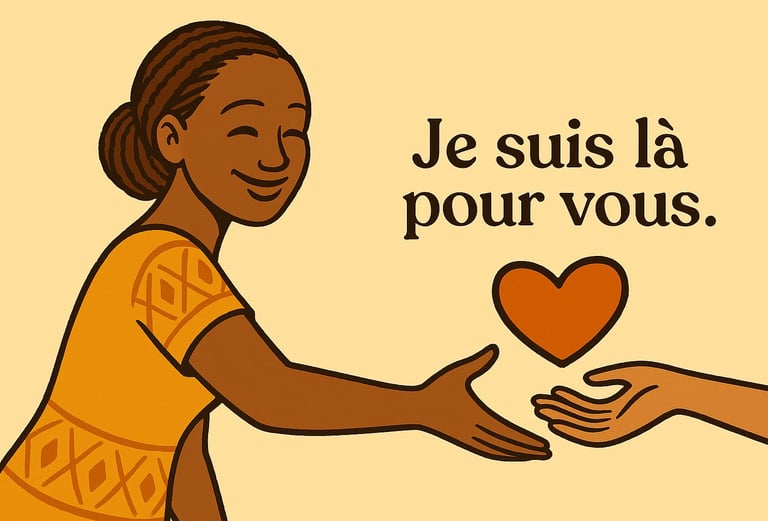 Je suis là pour vous