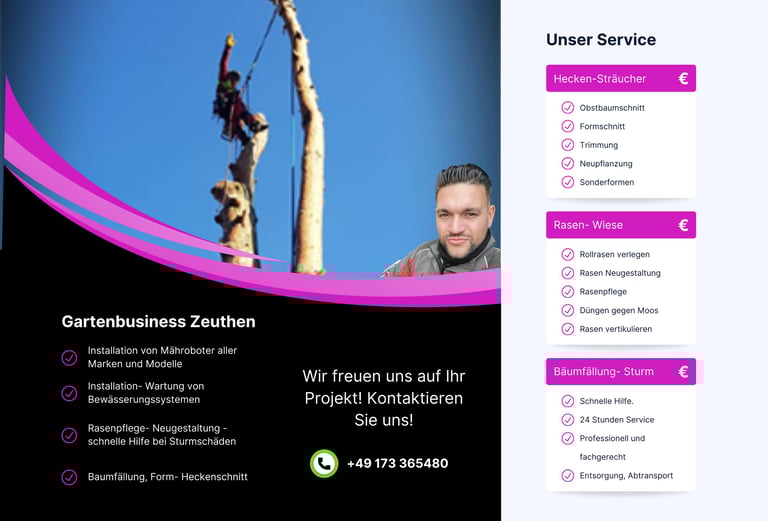 Gartenservice A-Z in Berlin Brandenburg