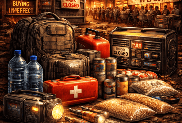 Hero Image What to Buy Before an Economic Collapse (Critical Survival List)
