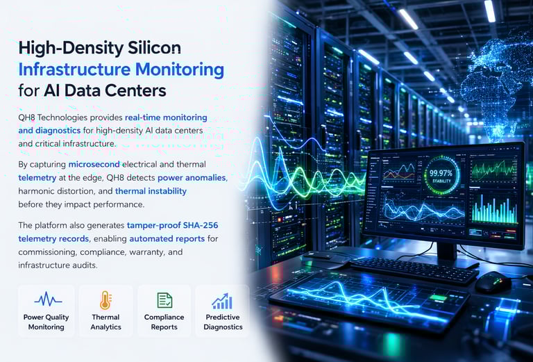 AI data center power monitoring and telemetry analysis