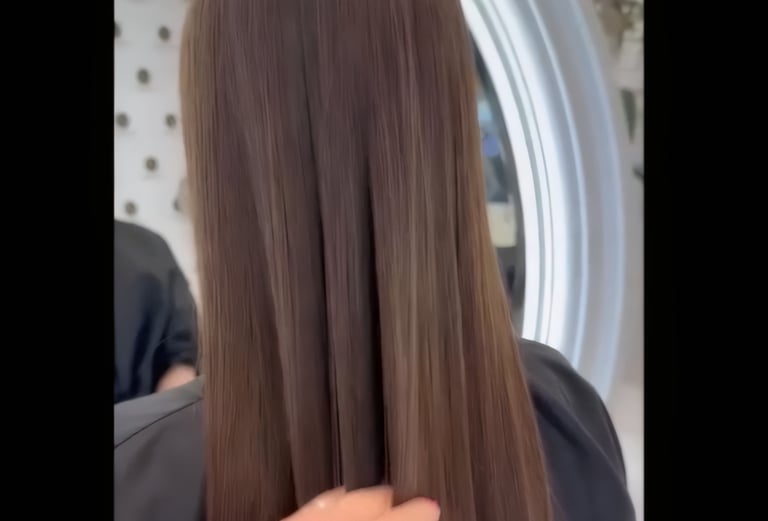 hairstylist servizio keratina