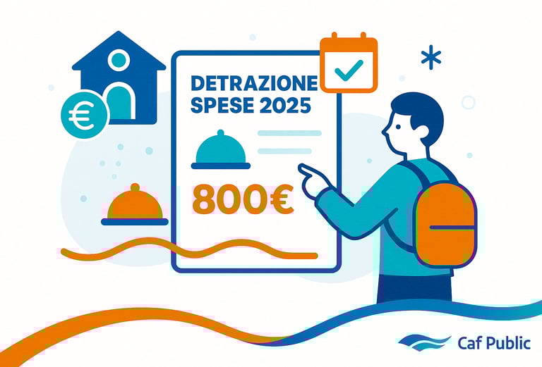 Detrazione spese scolastiche 2025 con guida CAF Public