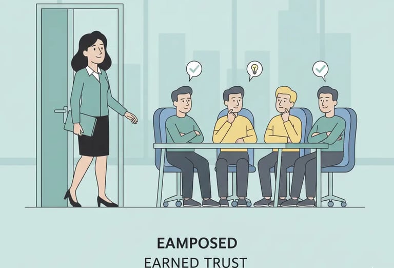 Founder demonstrating consistent behavioral patterns that build investor trust.