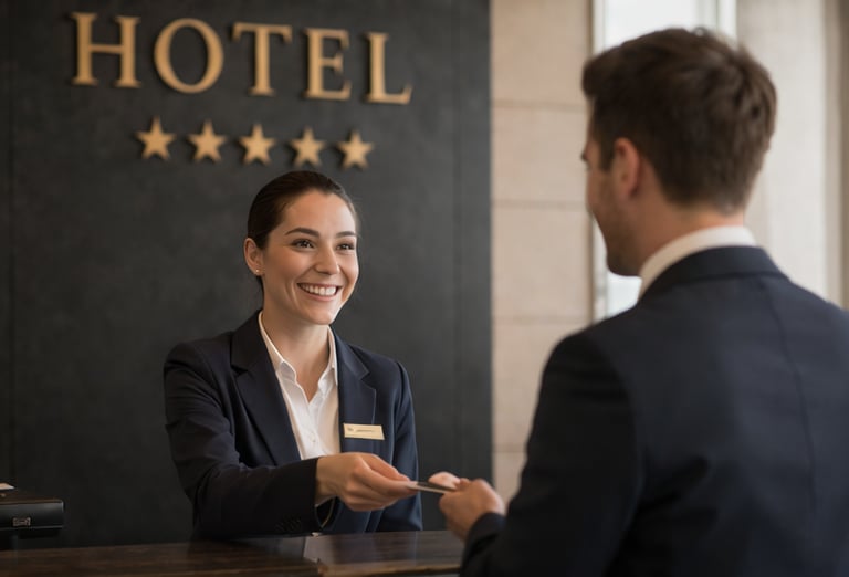 Formation expérience client dans un hôtel 5 étoiles 