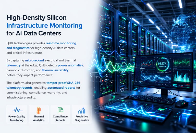 AI data center power monitoring and telemetry analysis