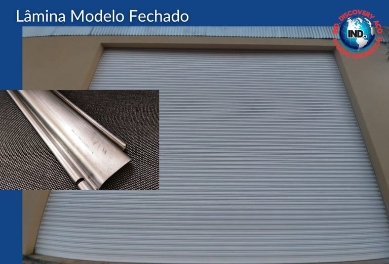 porta de enrolar automática 