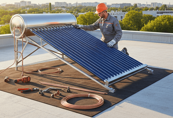 instalación de calentadores solares