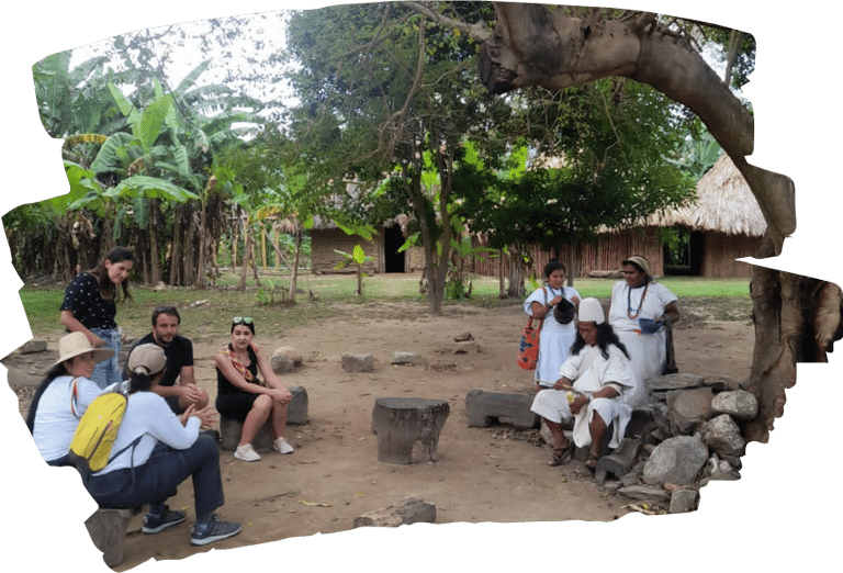 Indigenous tour at Sierra Nevada de Santa Marta Colombia