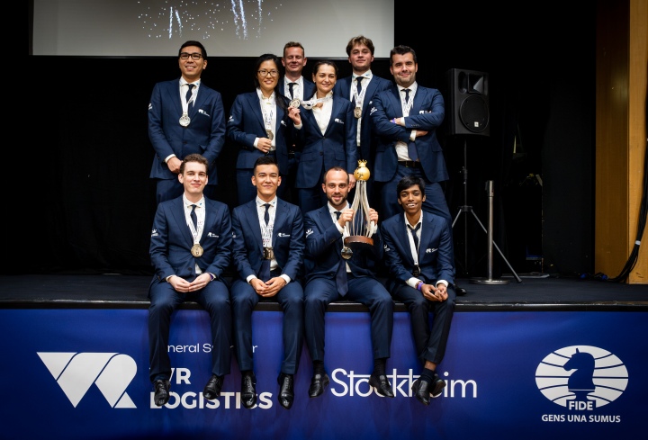 WR Chess triumphs as inaugural FIDE World Rapid Team Champions