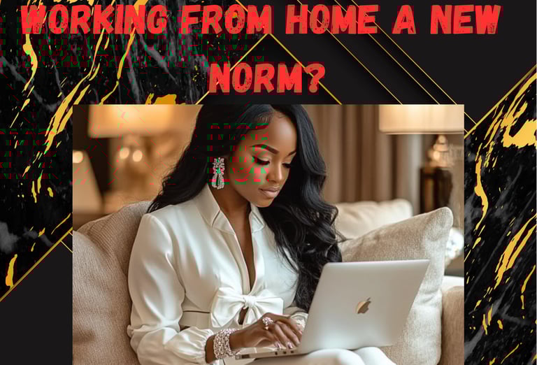 working from home