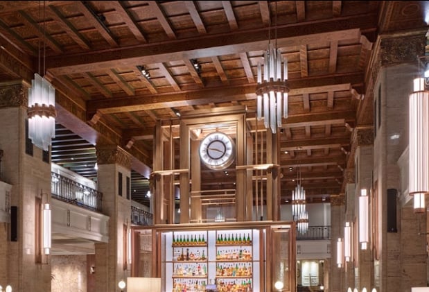 Clockwork Bar at Fairmont Royal York, Brass Elements Built by Pengelly Iron Works