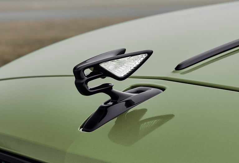 a green bentley emblem