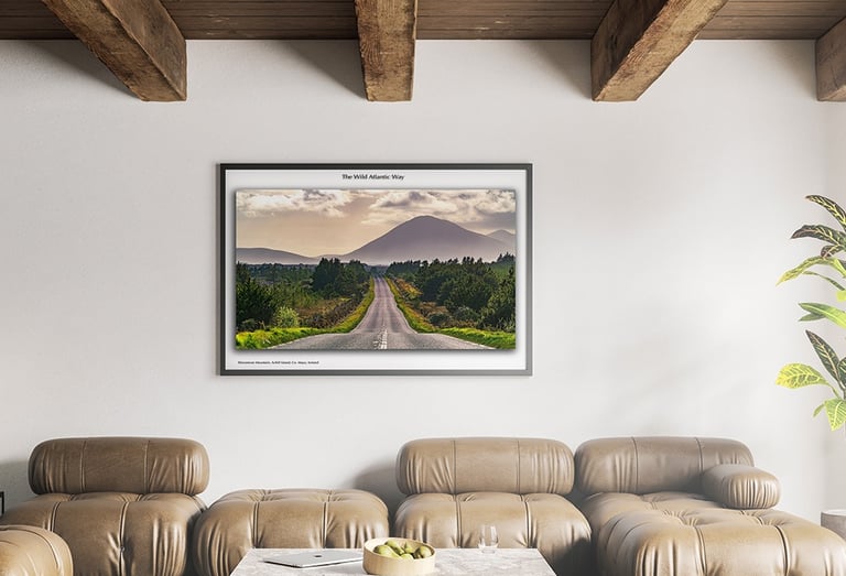 The Wild Atlantic Way, Slievemore, Framed print