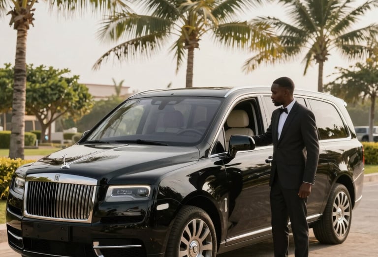 Elegant interior of a luxury residence showcasing refined décor and warm lighting.