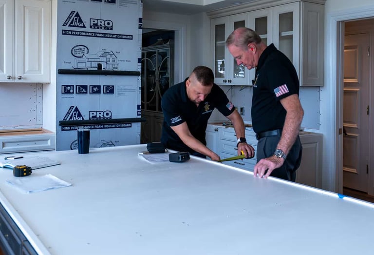 SPD Team taking mesures