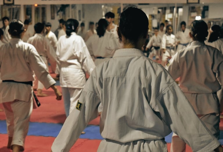 Clase de karate Shotokan
