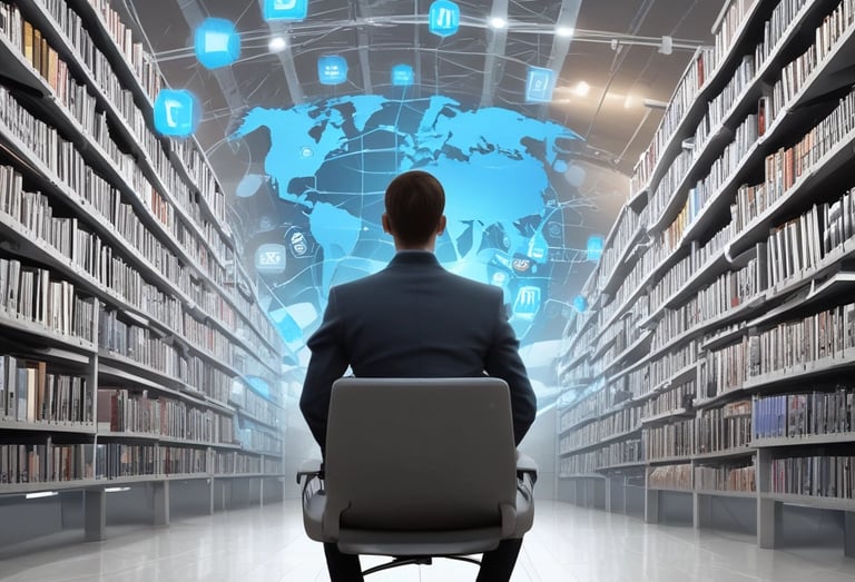 A wind farm with turbines generating clean energy.