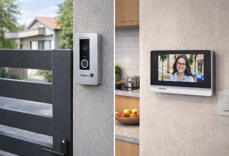 instalação de vídeo porteiro em residencia ou empresa