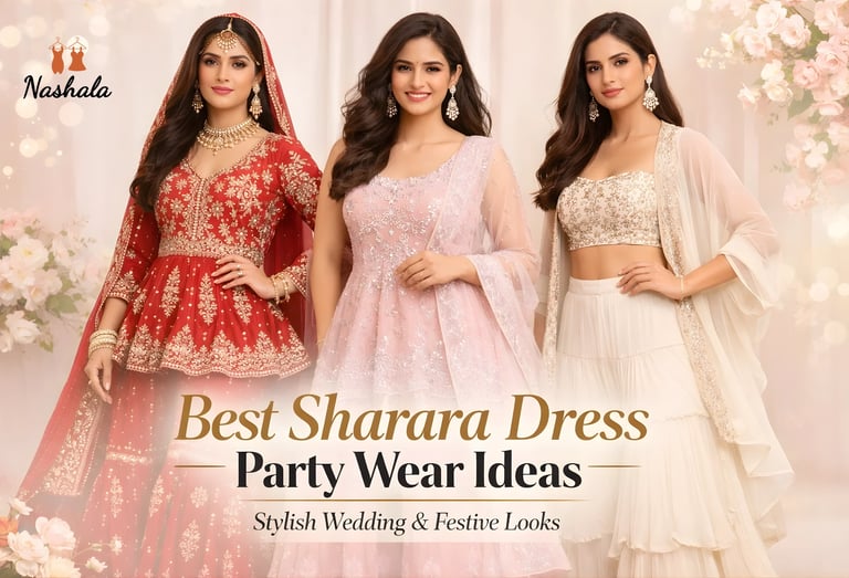 Best Sharara Dress Party Wear Ideas for Stylish Wedding and Festive Looks