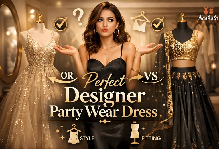 How to Choose the Perfect Designer Party Wear Dress