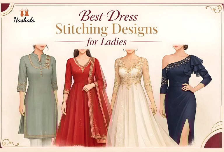 best dress stitching designs for ladies