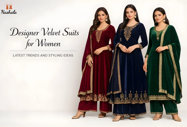 Designer velvet suit for women latest trends styling ideas and perfect outfit