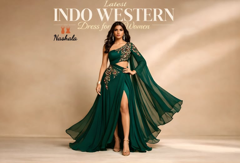indo western dress for women