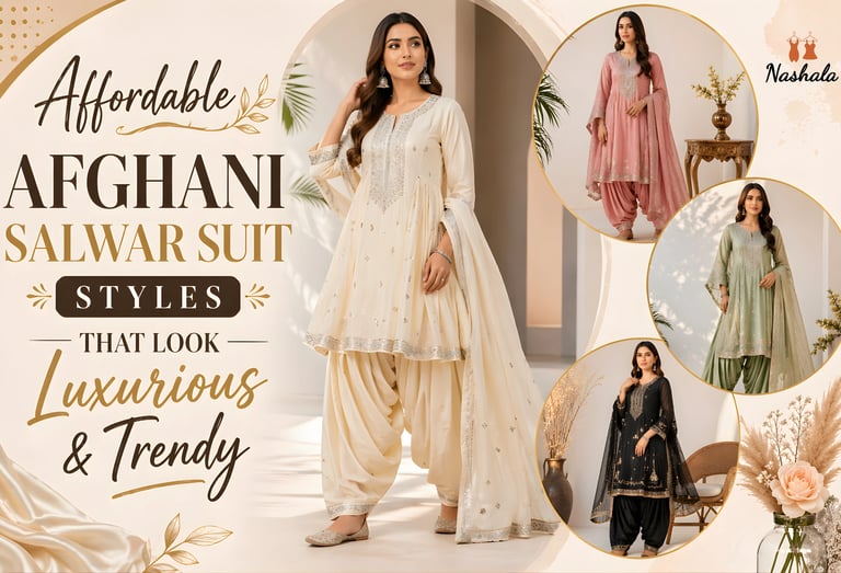 Affordable Afghani Salwar Suit Styles That Look Luxurious and Trendy
