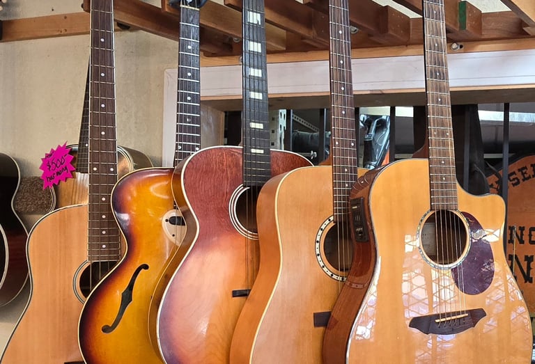 acoustic guitars